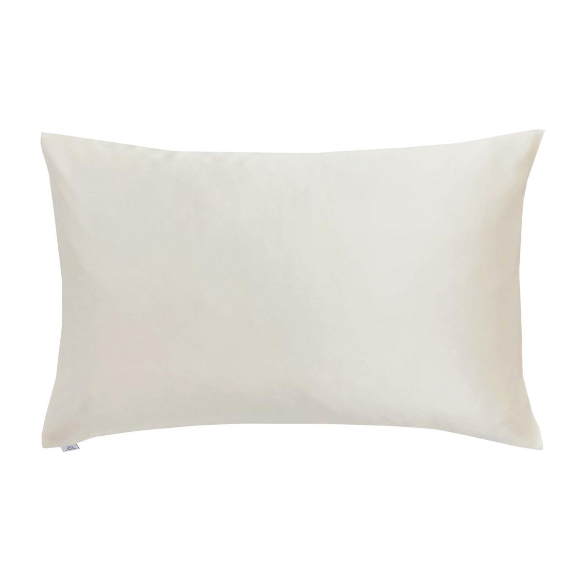 Silk Housewife Pillowcase By Bedeck of Belfast Fine Linens in Chalk White