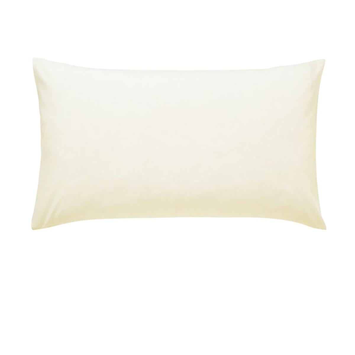Plain Dye Housewife Pillowcase by Helena Springfield in Ivory