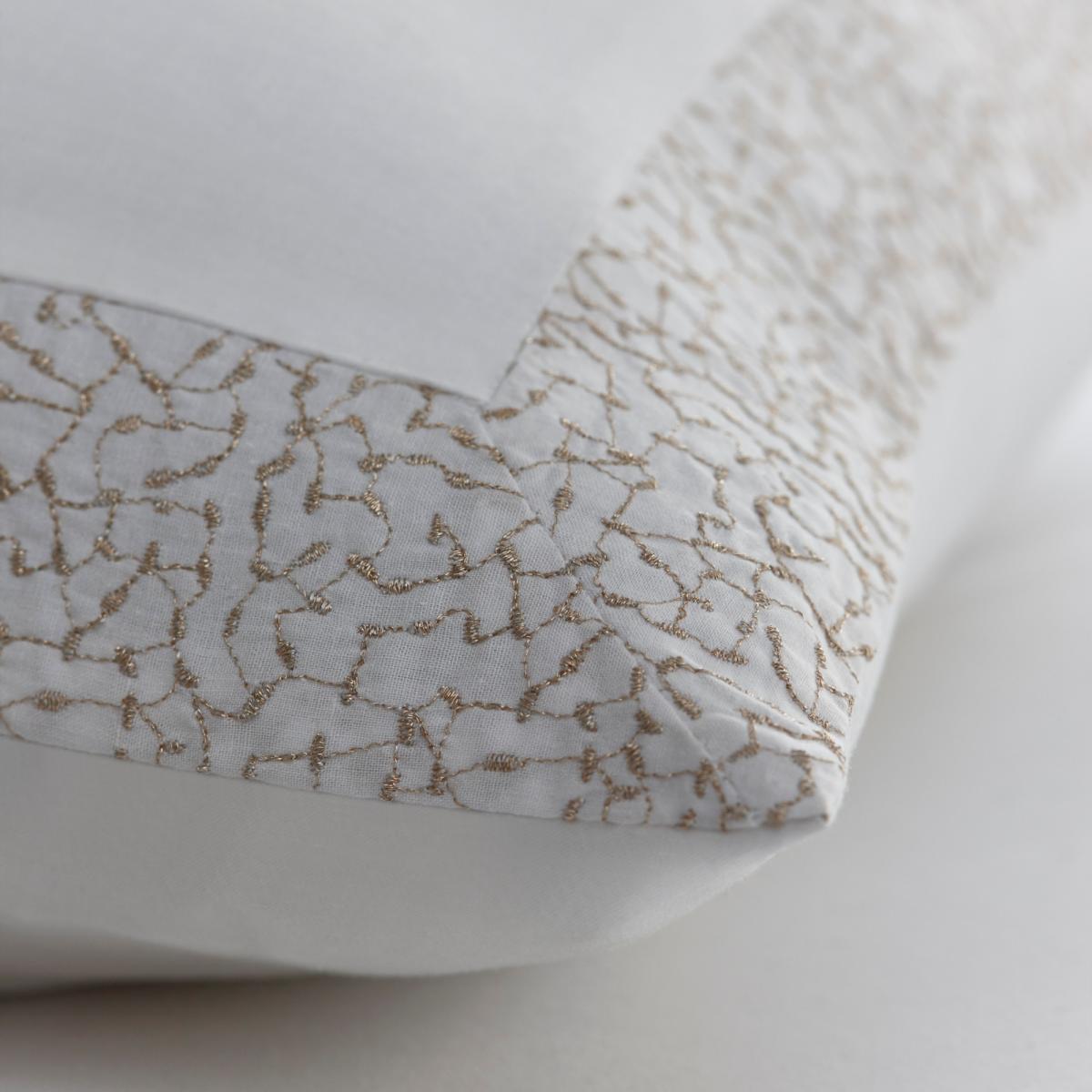 Amber Metallic Embroidered Pillowcases By Tess Daly in Rose Gold – image 1