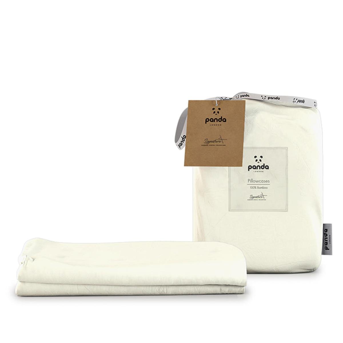 Neutrals / Green Signature+™ Bamboo Lyocell Pillowcases | Panda London – image 2