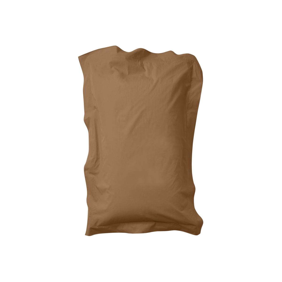 Brown Pillowcase Pair In Carob Us Queen Sutram – image 1