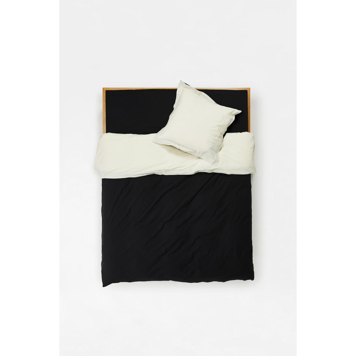 Neutrals / Black / White Euro Pillowcase Pair In Bi Colour - Cinder & Canvas Sutram – image 5