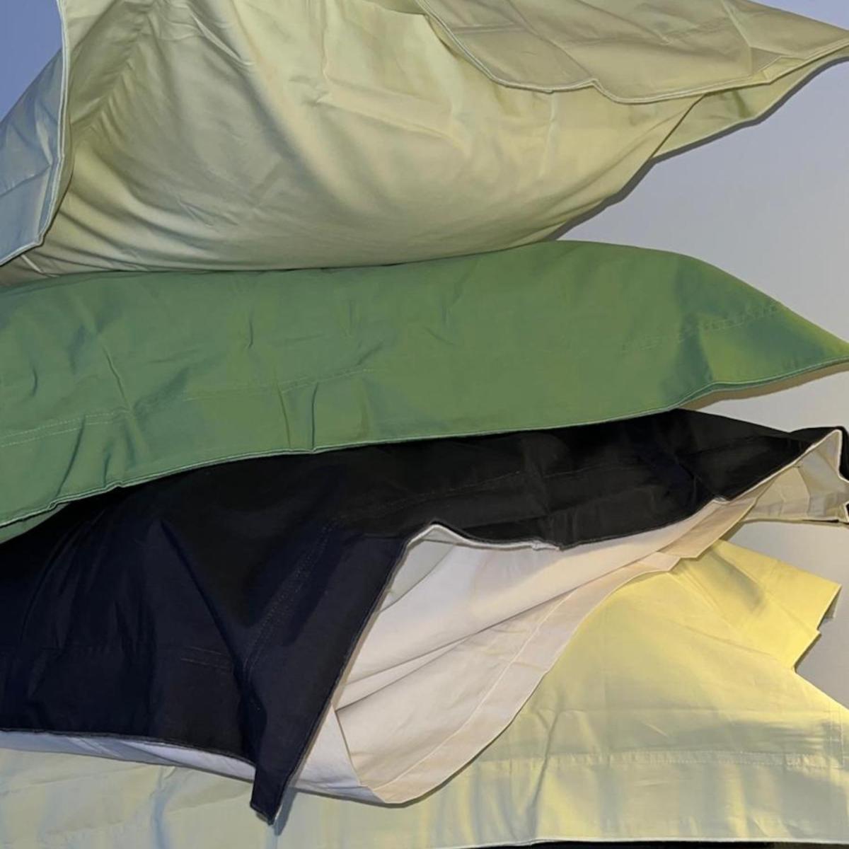 Neutrals / Black / White Euro Pillowcase Pair In Bi Colour - Cinder & Canvas Sutram – image 7