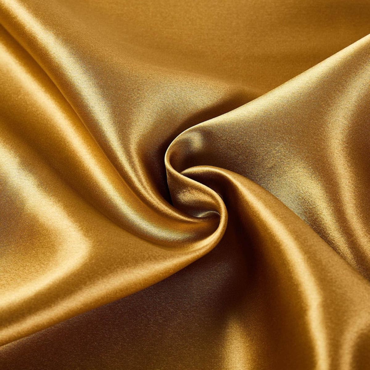 Pure Mulberry Silk Pillowcase - Standard Size - Gold | Uk Double | Soft Strokes Silk – image 3