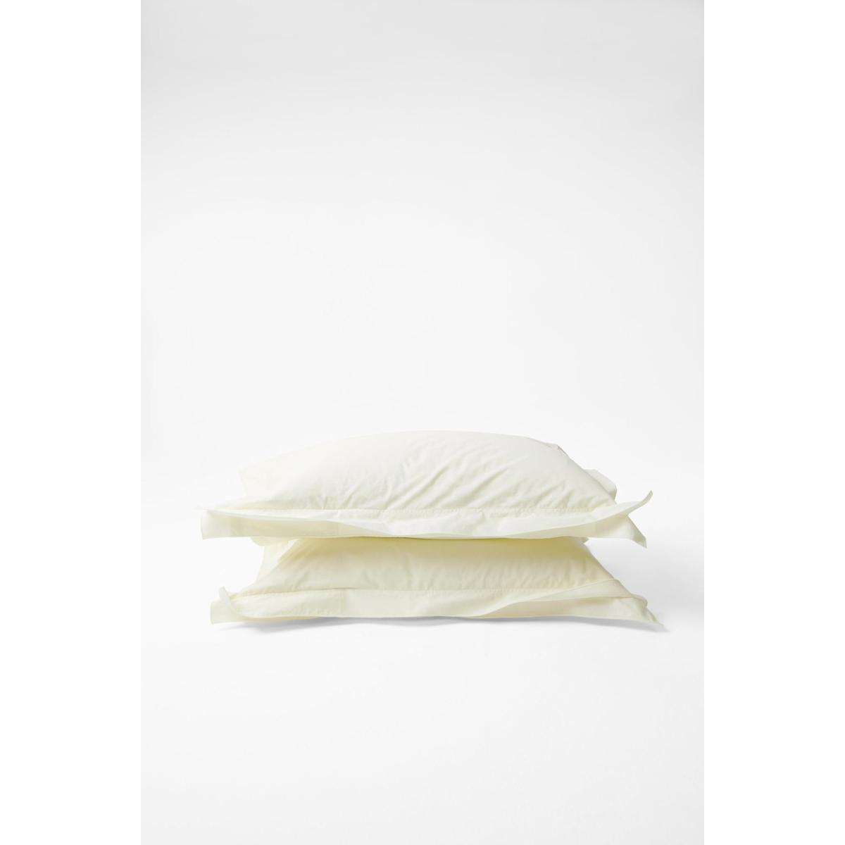 Neutrals / White Pillowcase Pair In Canvas Us Queen Sutram – image 2