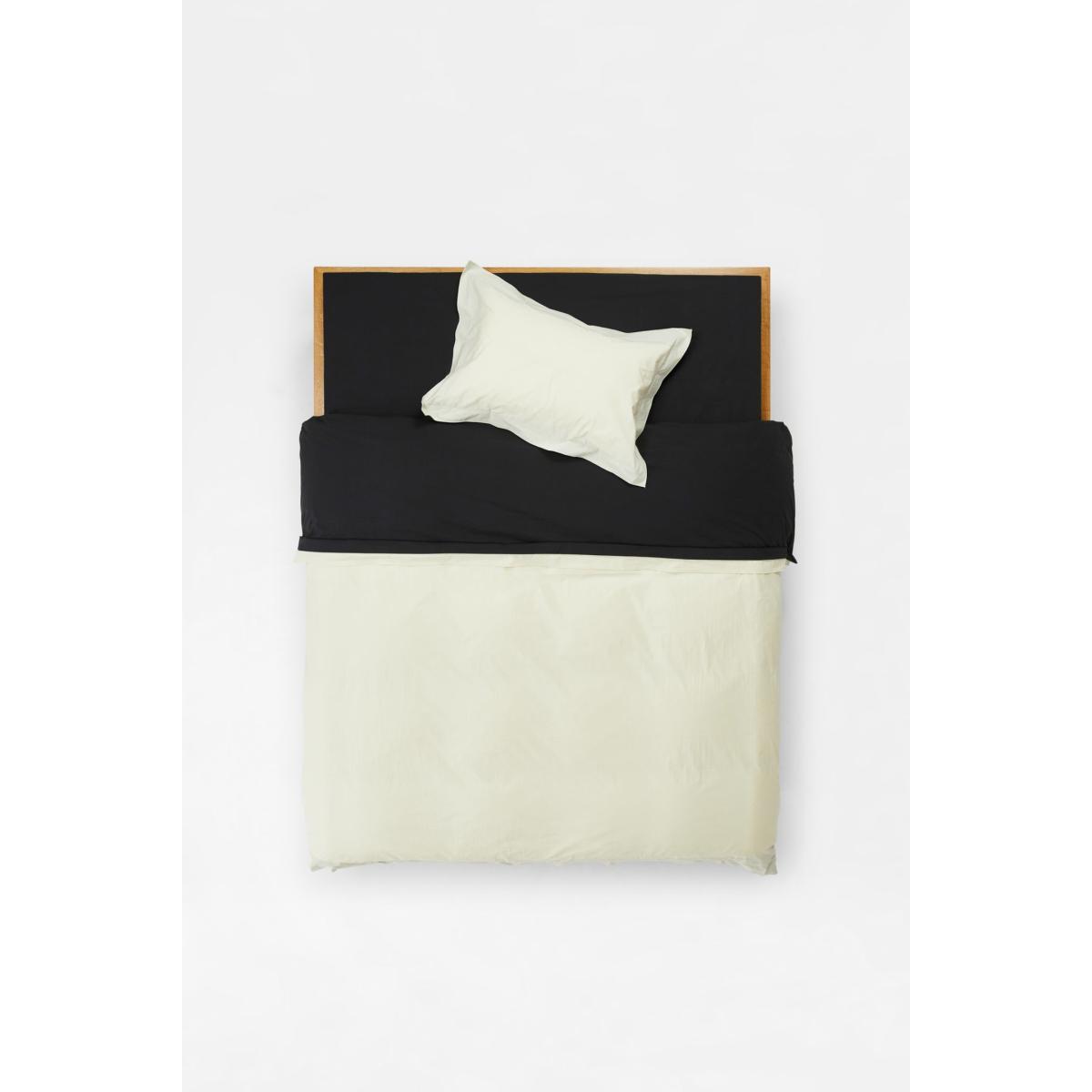 Neutrals / Black / White Pillowcase Pair In Bi Colour - Cinder & Canvas Sutram – image 6
