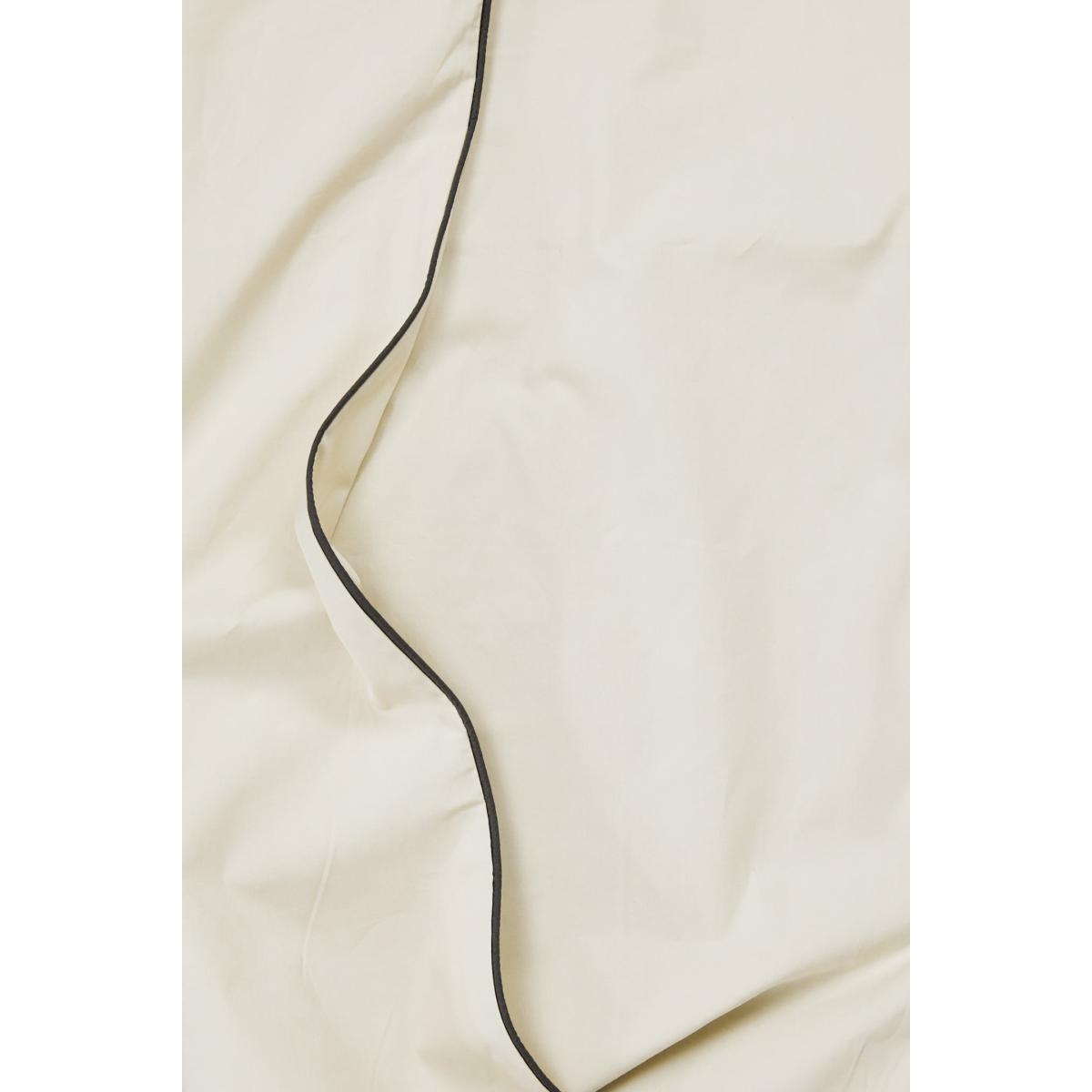 Neutrals / Black / White Euro Pillowcase Pair In Contrast Edge, Canvas & Cinder Sutram – image 3