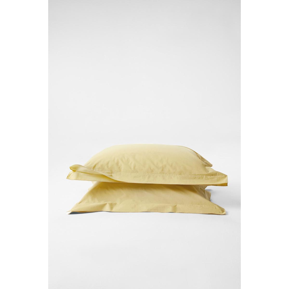 Neutrals / Yellow / Orange Pillowcase Pair In Maize Us Queen Sutram – image 2