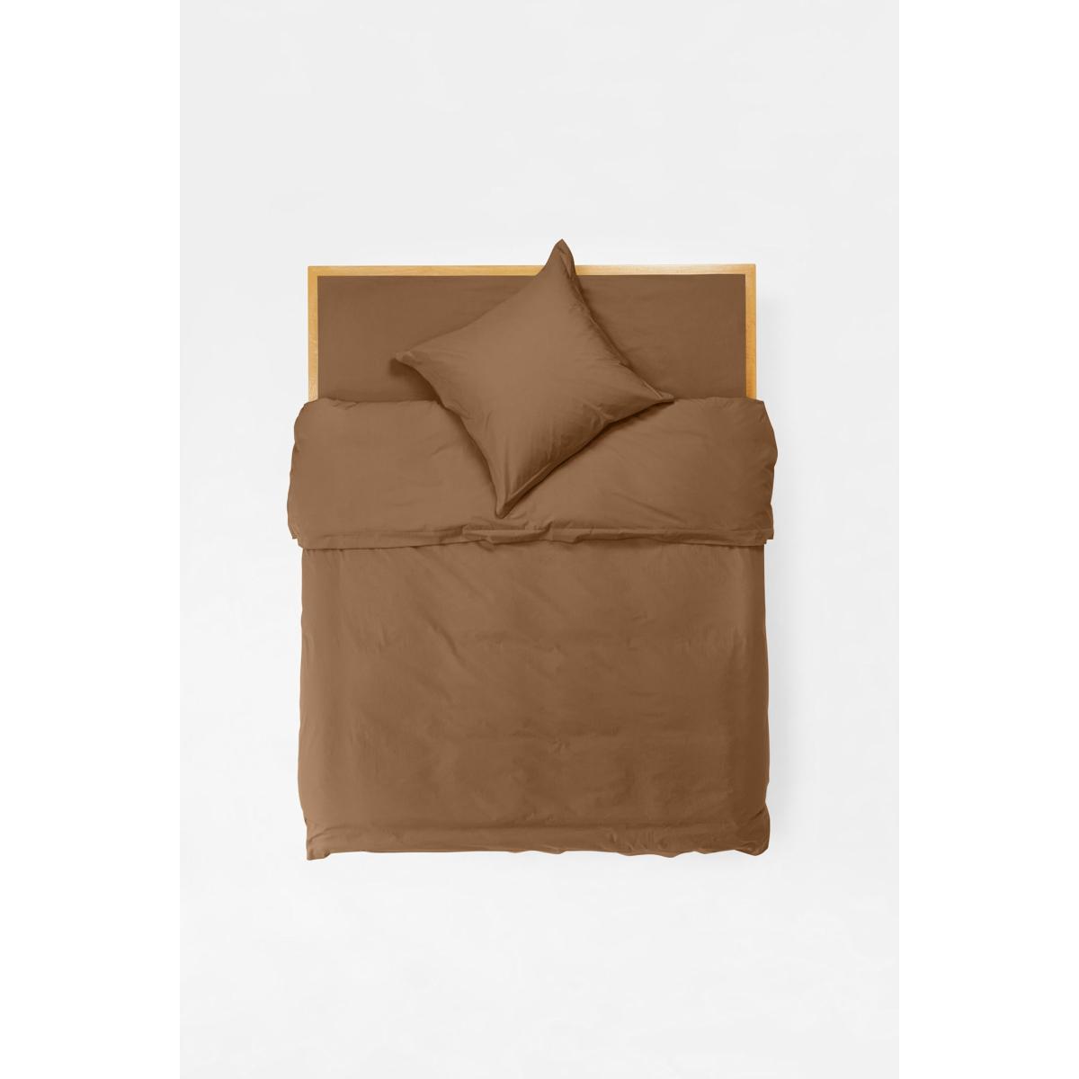 Brown Euro Pillowcase Pair In Carob Us Queen Sutram – image 5