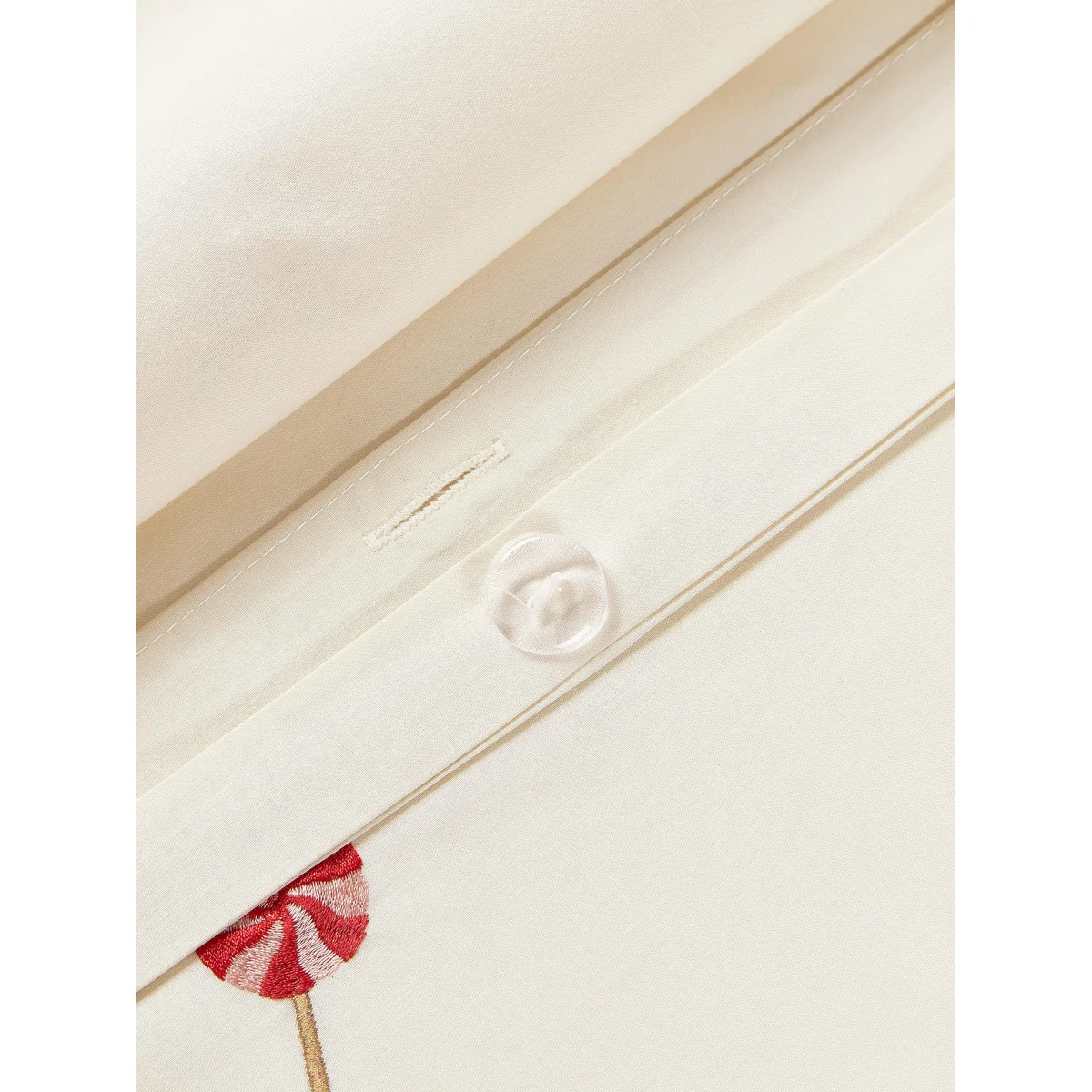 Cotton Percale Pillowcase Lolly with Christmas Embroidery – image 7