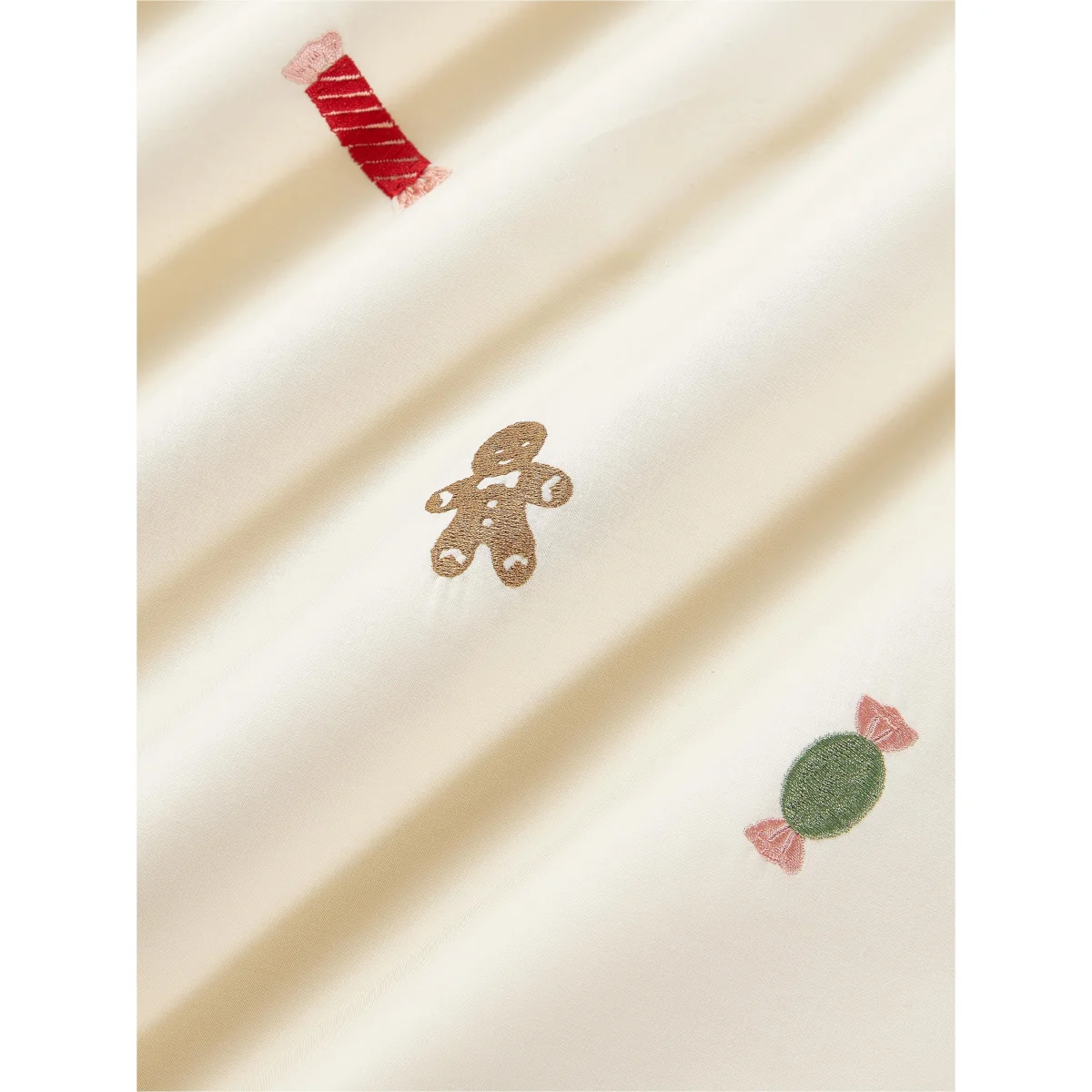Cotton Percale Pillowcase Lolly with Christmas Embroidery – image 8