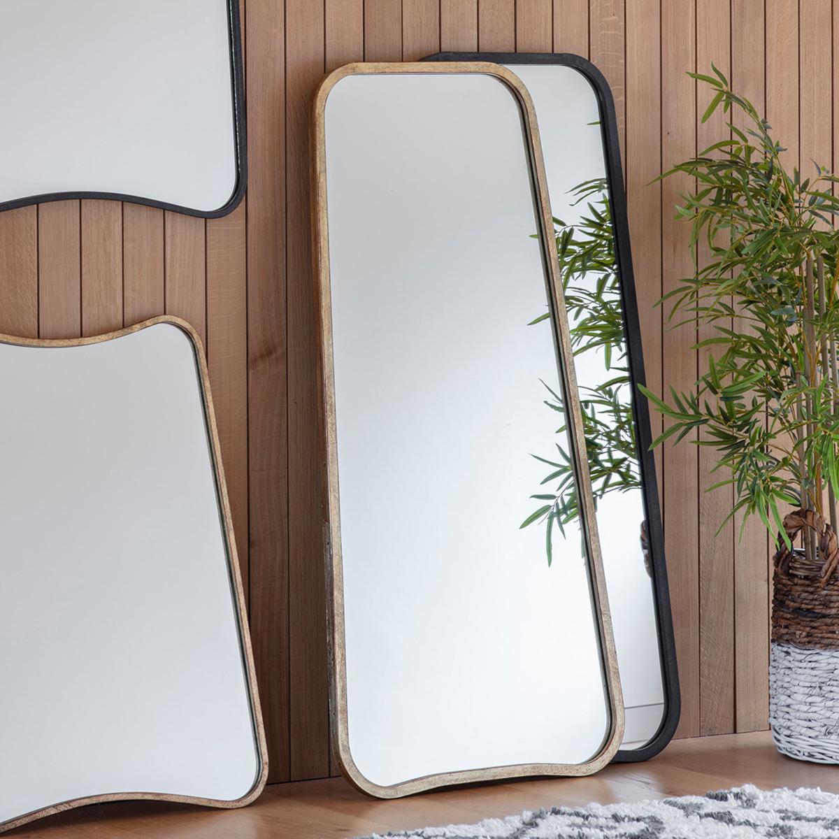 Marcia Leaner Mirror Gold Effect – image 1