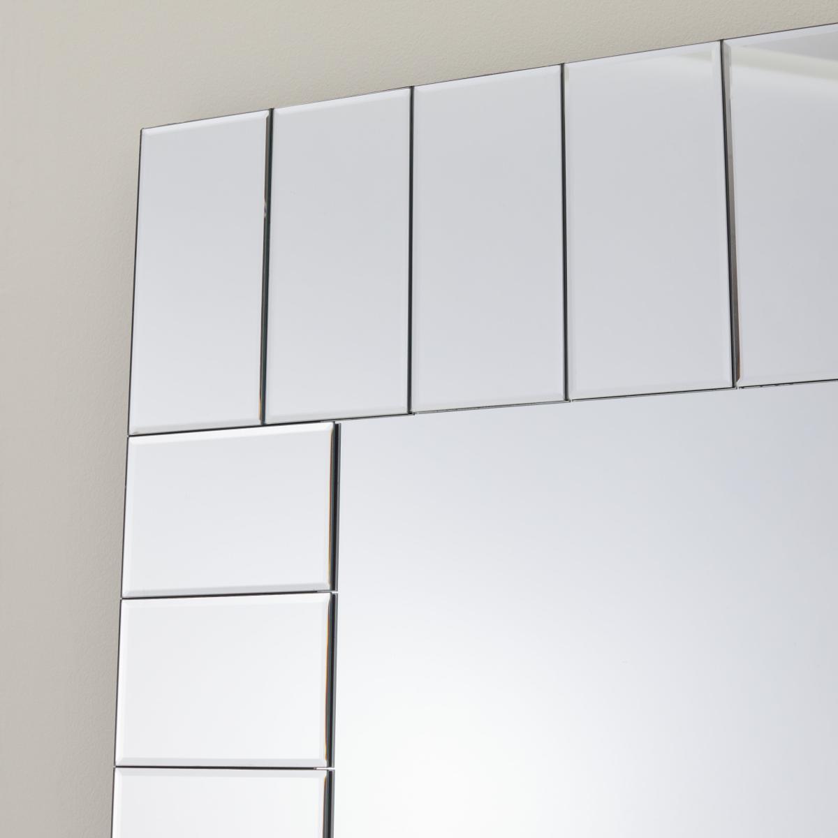 Mosaic Full Length Free Standing Mirror Silver – image 2