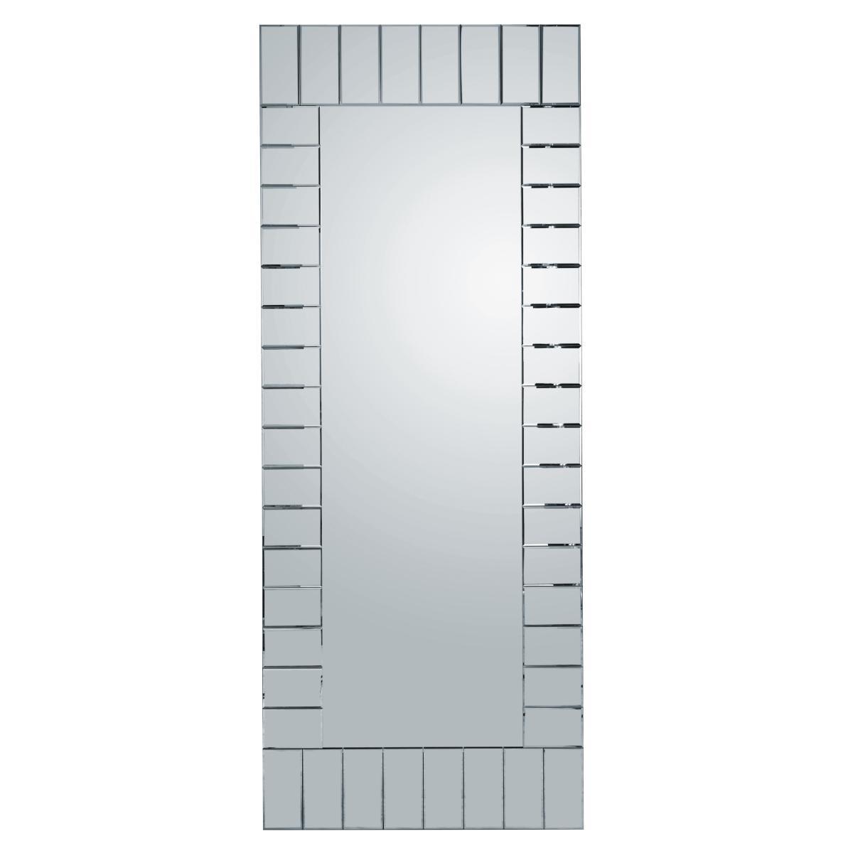 Mosaic Full Length Free Standing Mirror Silver – image 3