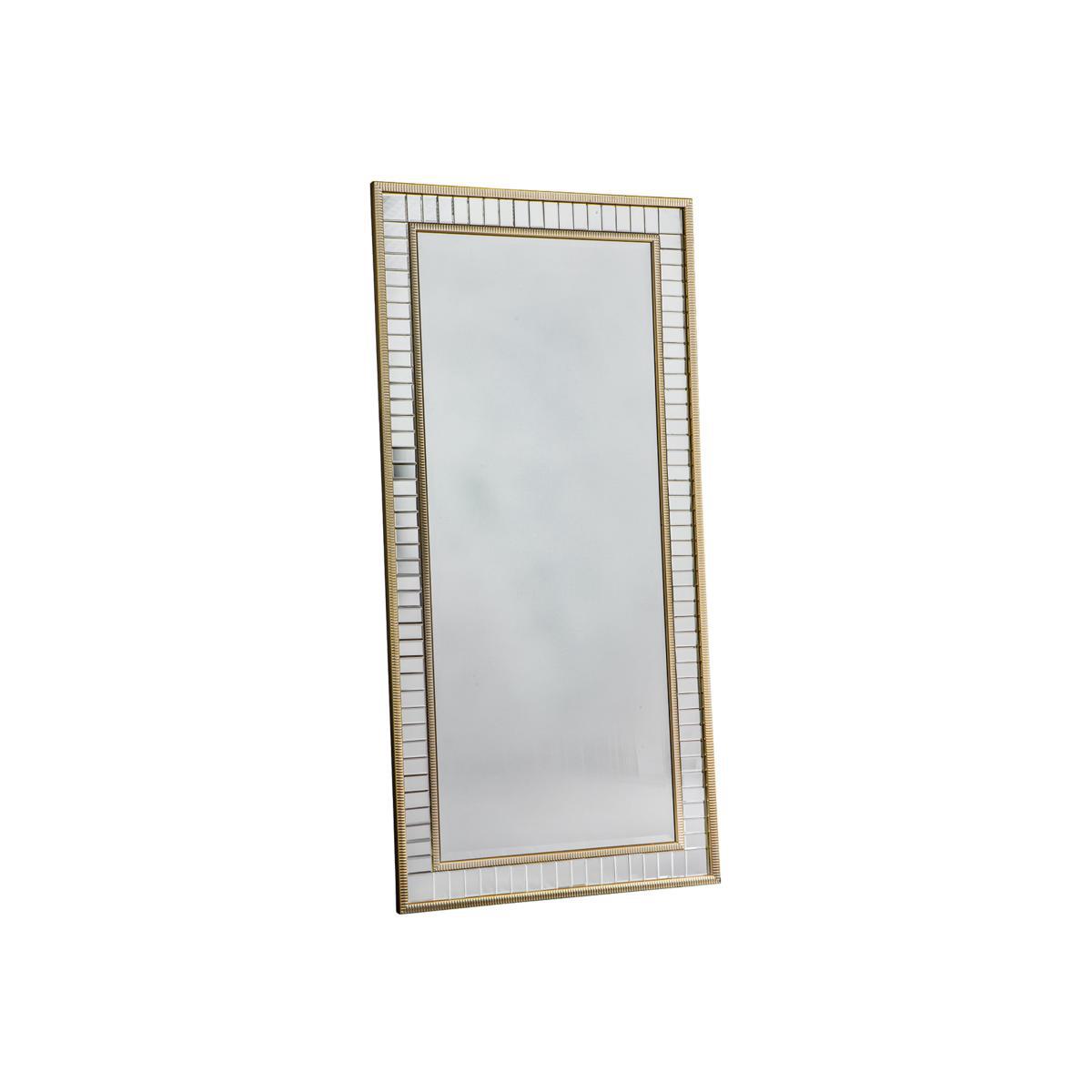 Janko Leaner Mirror 156cmx76cm Gold Effect – image 1