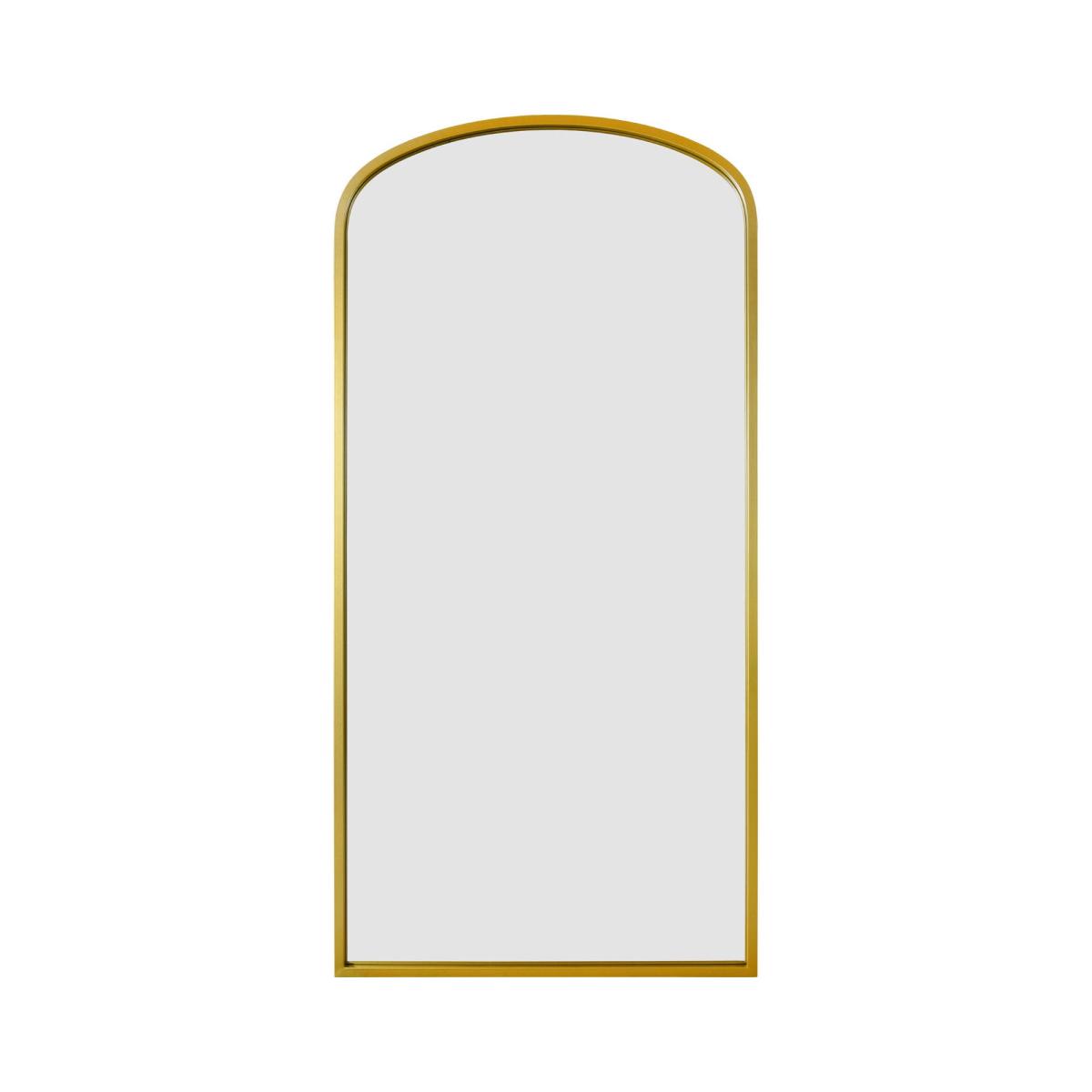 Curva Arched leaner Wall Mirror Gold – image 2