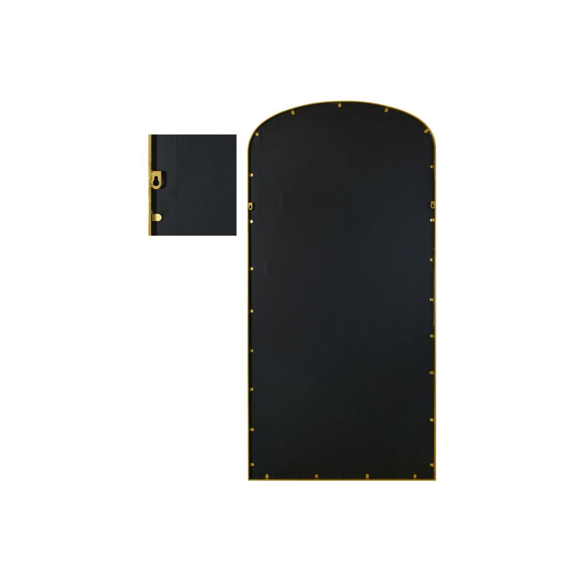 Curva Arched leaner Wall Mirror Gold – image 3