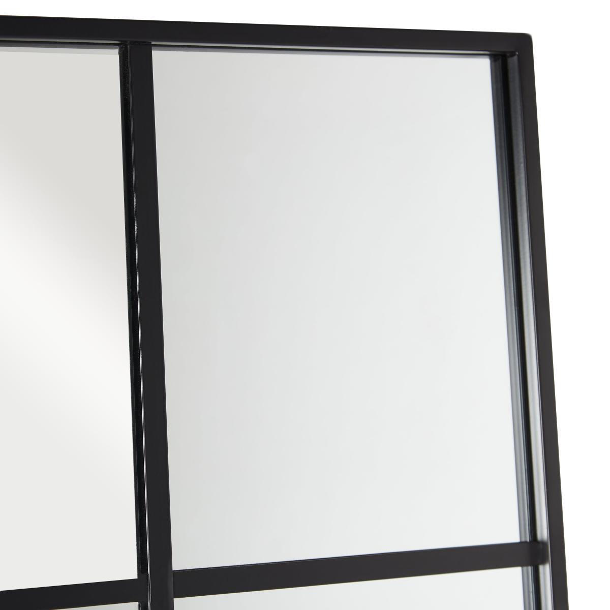 Window Black Lines Leaner Mirror 165x40cm Black – image 4