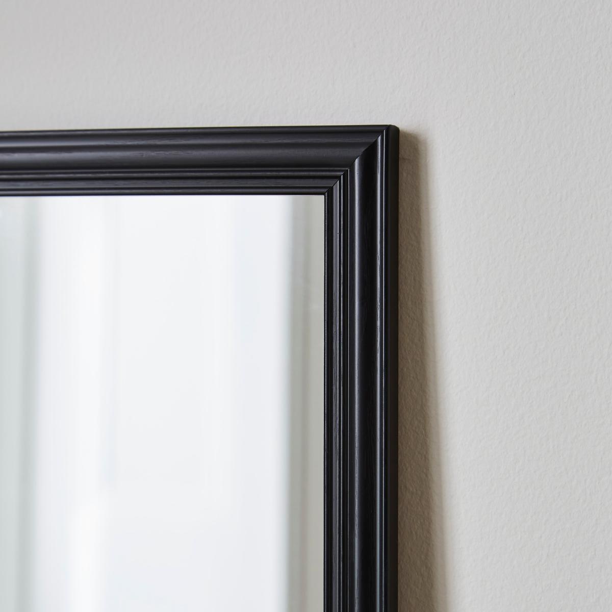 Full Length Mirror 120x30cm Black – image 2