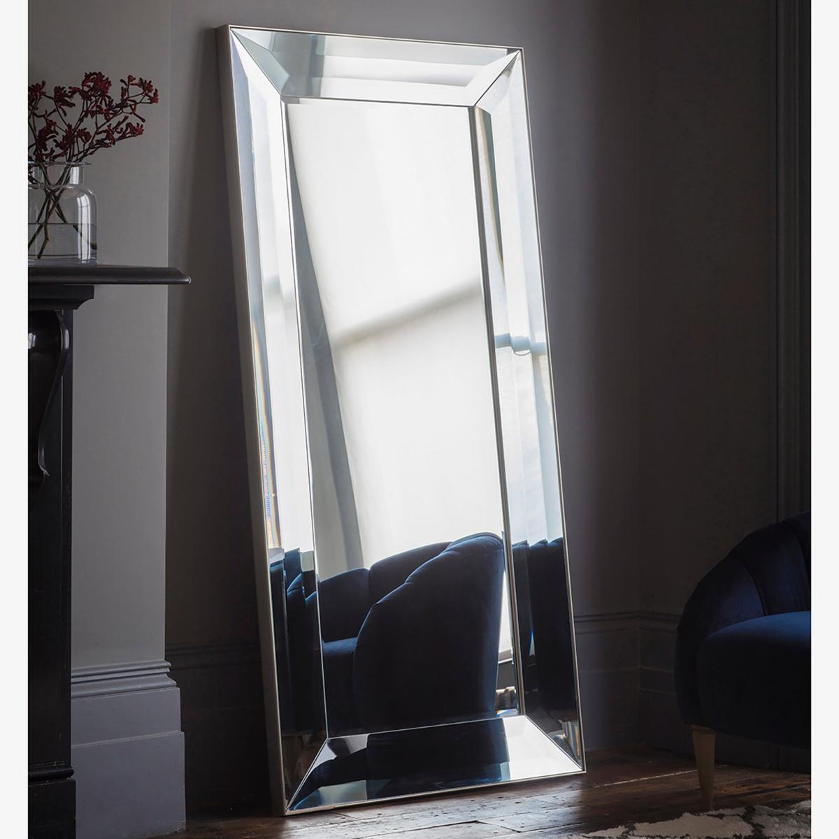 Gallina Leaner Mirror, Silver 92x183cm Silver – image 1