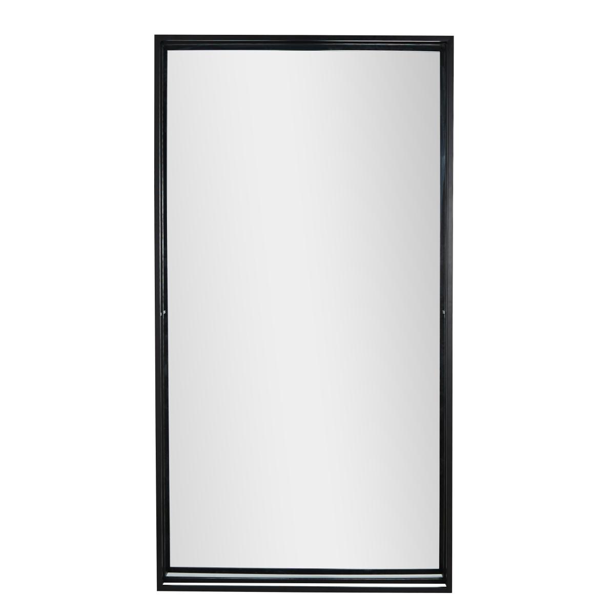 London Rectangle Full Length Mirror, 150x80cm Black – image 2