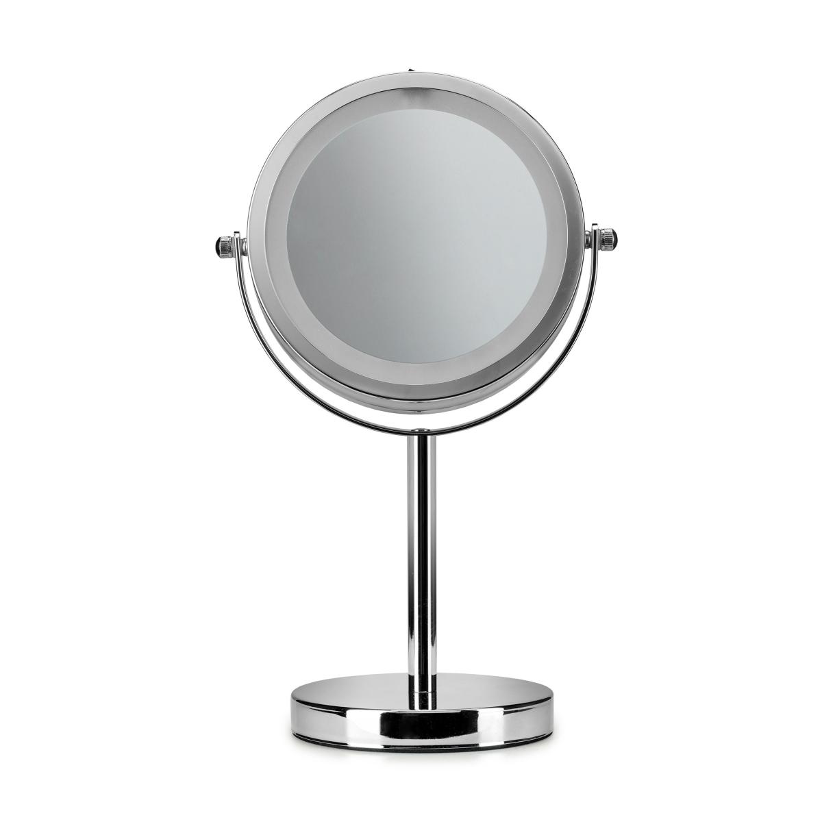 Free Standing Light-Up Mirror Silver – image 2