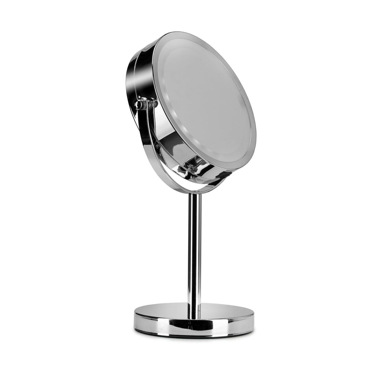 Free Standing Light-Up Mirror Silver – image 3