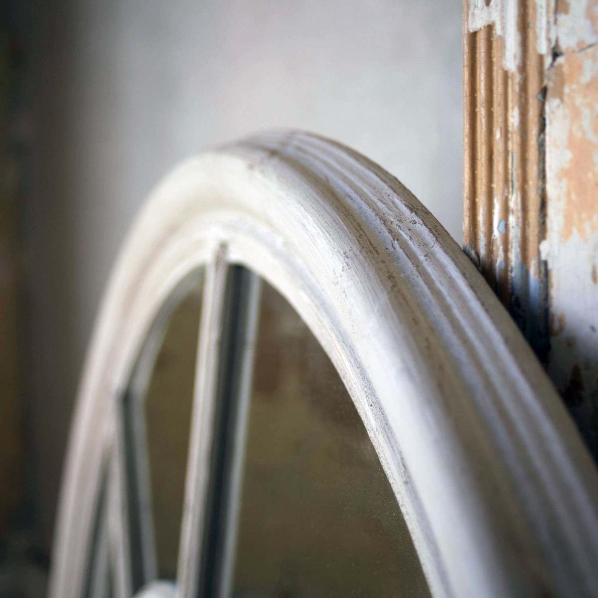 Grey Arched Window Mirror – image 2