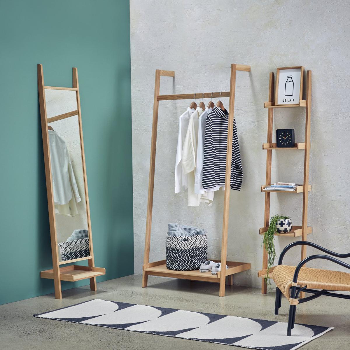 Habitat Jessie Freestanding Mirror - Oak – image 2