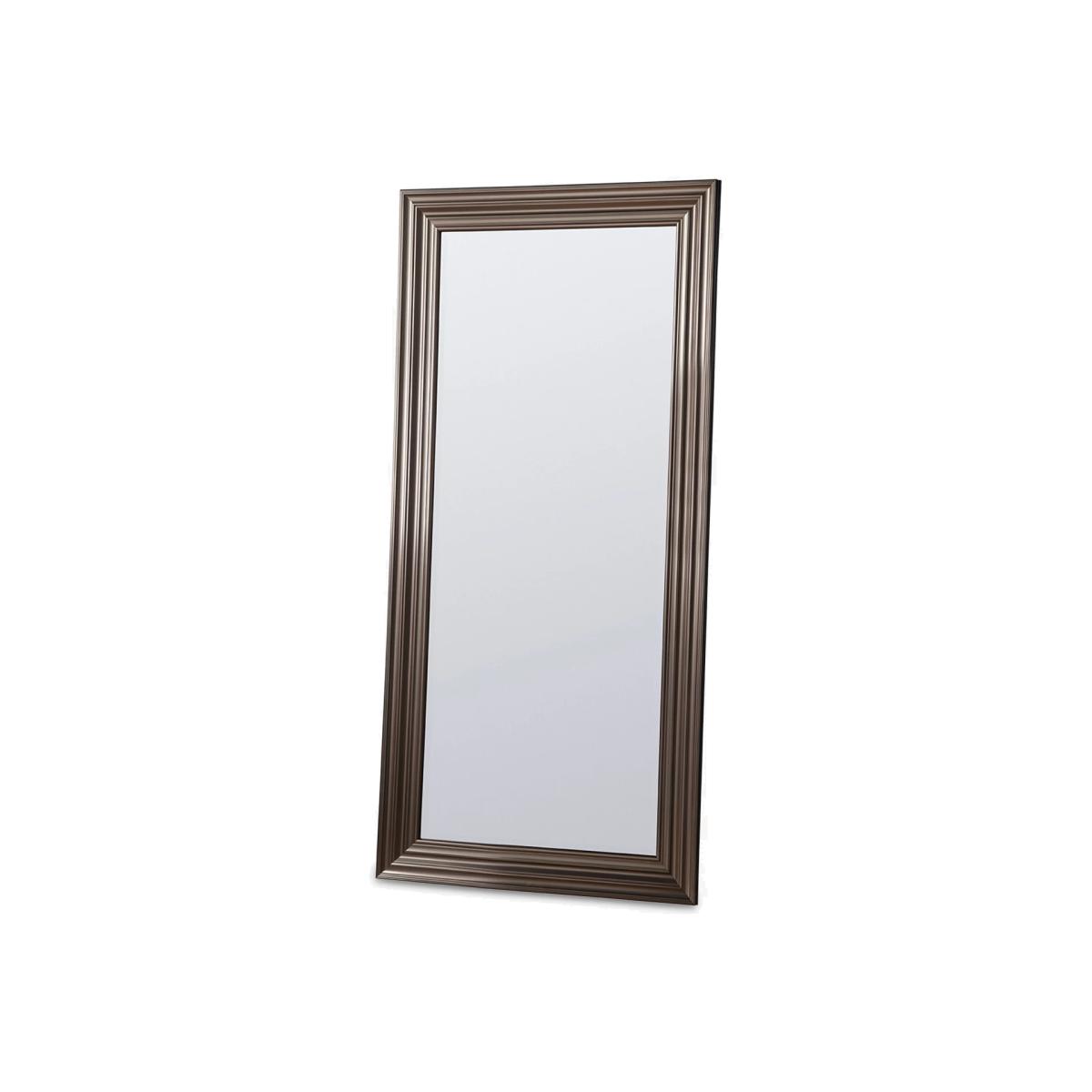 Erskine Rectangular Frame Leaner Mirror, 166.5 x 80.5cm, Pewter – image 1