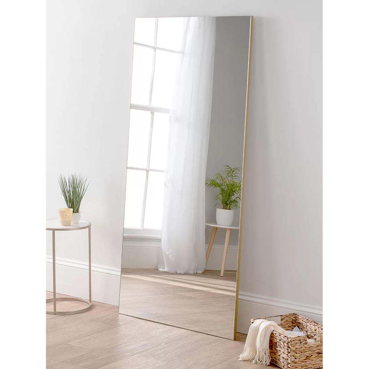 Yearn Delicacy Rectangular Wood Frame Leaner Mirror, 170 x 80cm – image 2