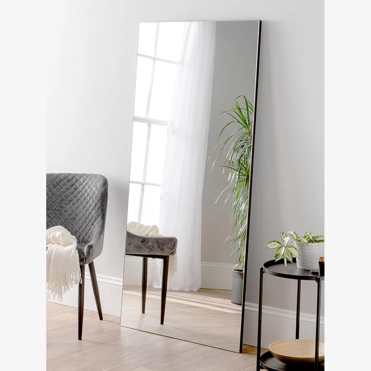 Yearn Delicacy Rectangular Wood Frame Leaner Mirror, 170 x 80cm – image 1