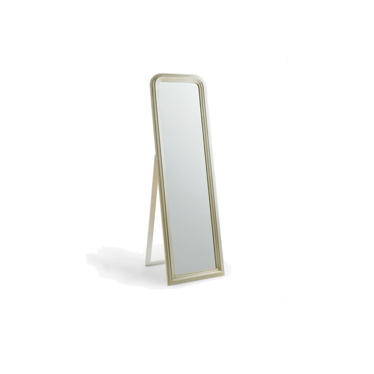 John Lewis & Partners Beaded Cheval Mirror, 165 x 50cm, Champagne – image 1