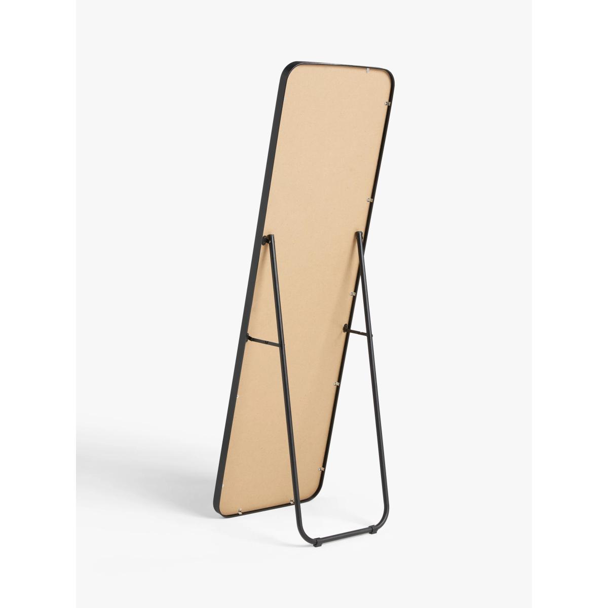 John Lewis ANYDAY Freestanding Full-Length Cheval Mirror, 135 x 40cm, Black – image 2