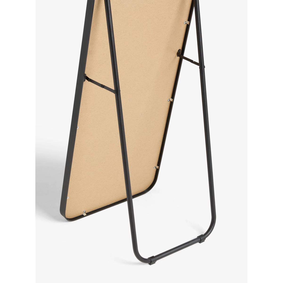 John Lewis ANYDAY Freestanding Full-Length Cheval Mirror, 135 x 40cm, Black – image 3