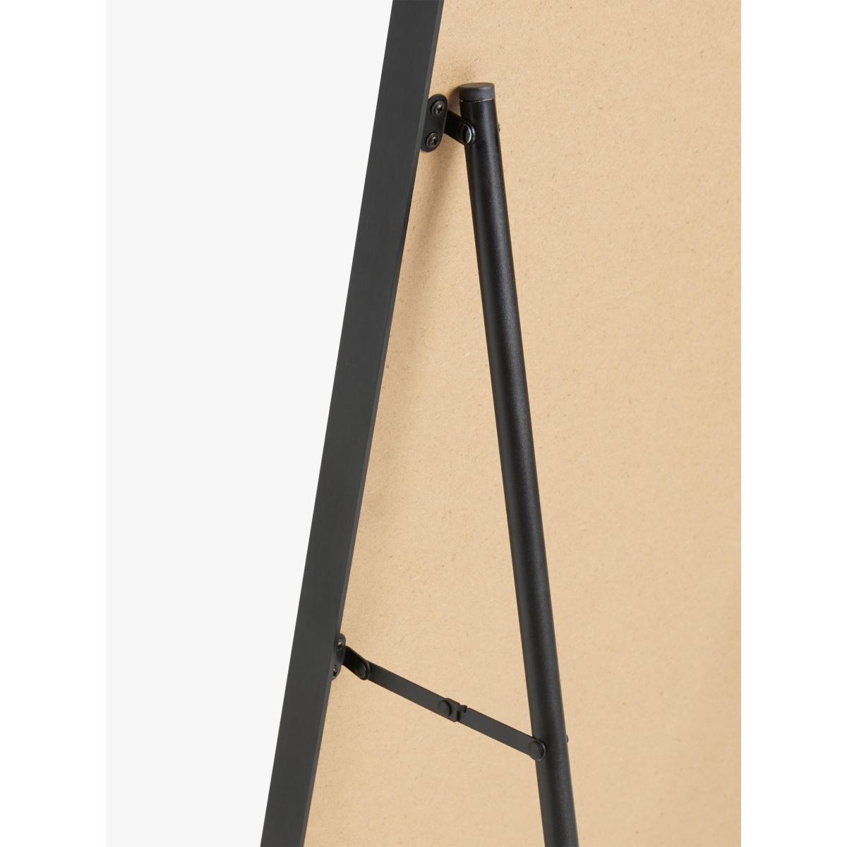 John Lewis ANYDAY Freestanding Full-Length Cheval Mirror, 135 x 40cm, Black – image 4