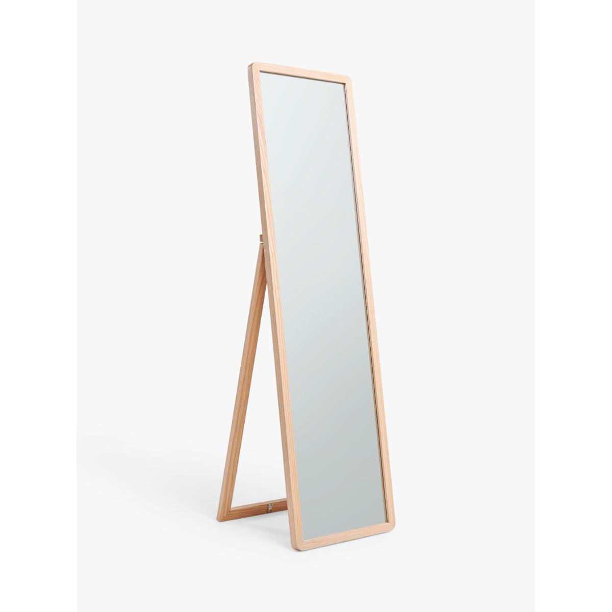 John Lewis Slim Solid Oak Wood Full-Length Cheval Mirror, 160 x 42cm – image 2