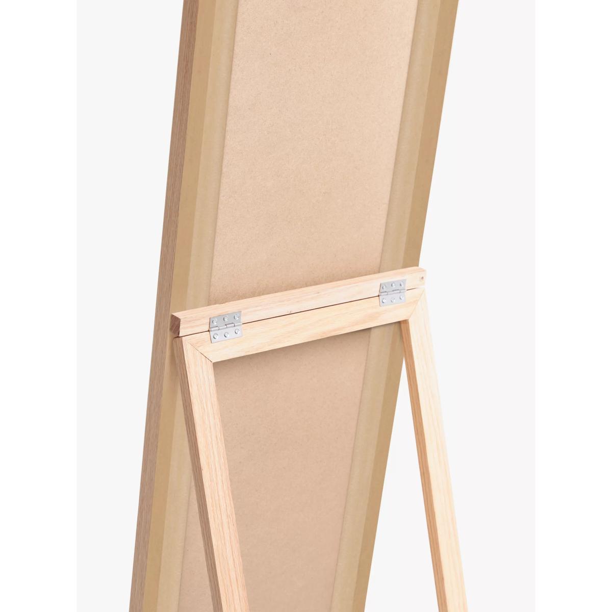 John Lewis Slim Solid Oak Wood Full-Length Cheval Mirror, 160 x 42cm – image 5