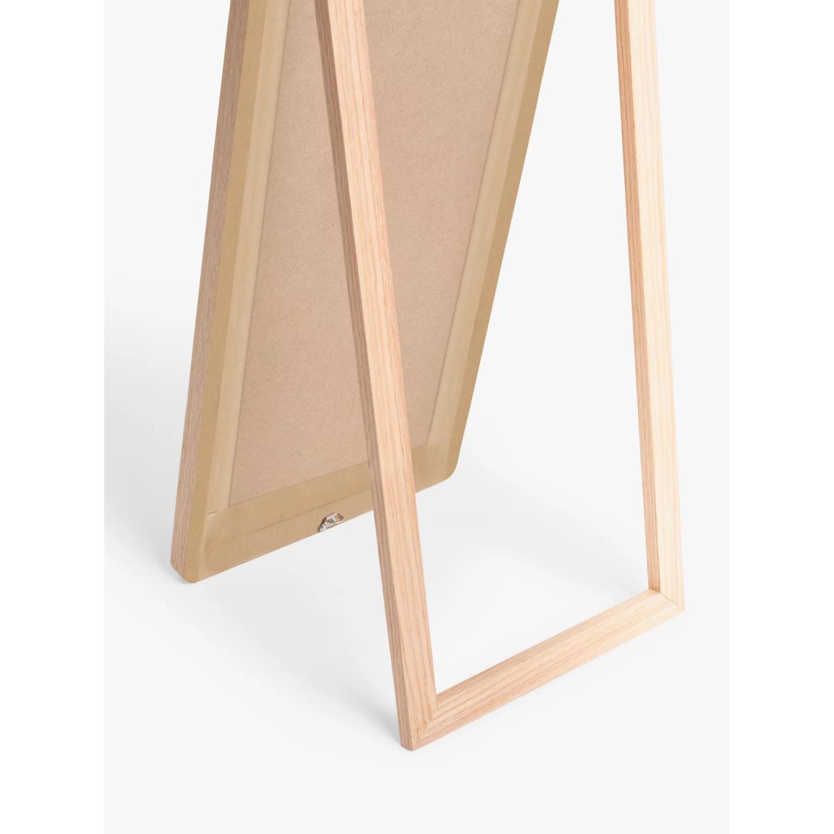 John Lewis Slim Solid Oak Wood Full-Length Cheval Mirror, 160 x 42cm – image 6