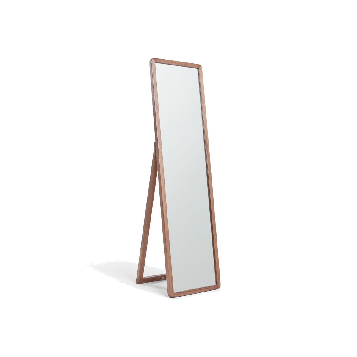 John Lewis Slim Solid Oak Wood Full-Length Cheval Mirror, 160 x 42cm – image 1