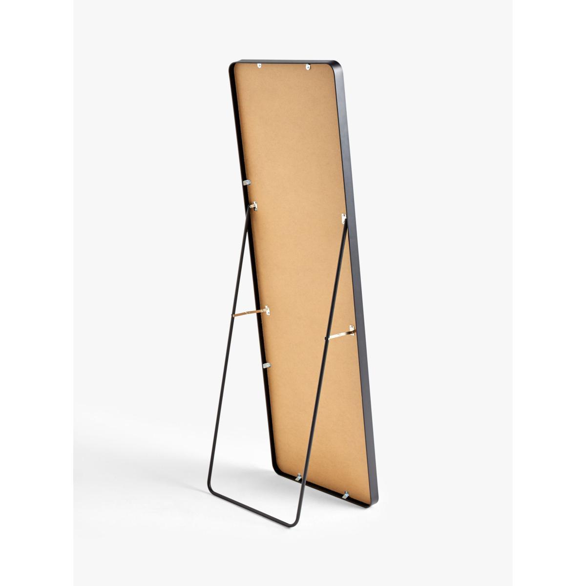 ANYDAY John Lewis & Partners Freestanding Full-Length Cheval Mirror, 135 x 40cm, Black – image 4