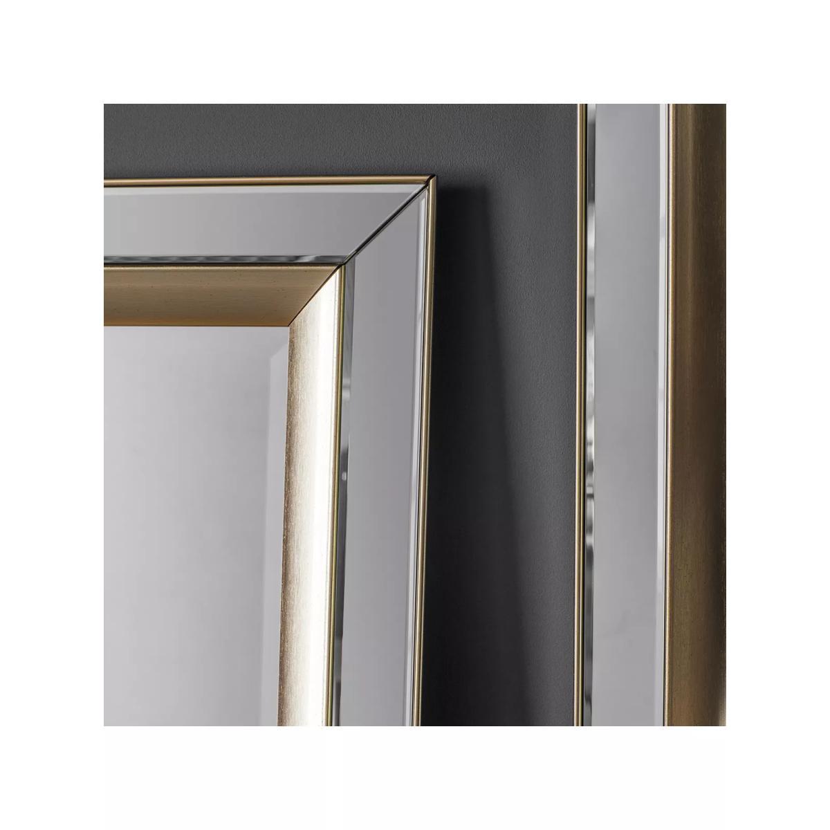 Phantom Rectangular Frame Leaner Mirror, 158 x 69cm, Gold – image 3