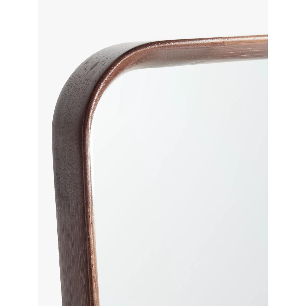 John Lewis Mid Century Freestanding Full-Length Wood Cheval Mirror, 165 x 45cm, Walnut – image 2