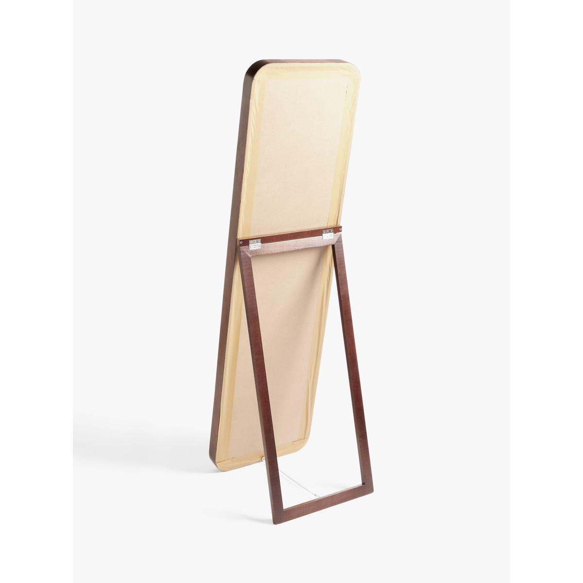 John Lewis Mid Century Freestanding Full-Length Wood Cheval Mirror, 165 x 45cm, Walnut – image 3