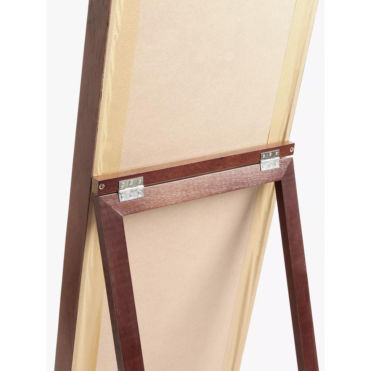 John Lewis Mid Century Freestanding Full-Length Wood Cheval Mirror, 165 x 45cm, Walnut – image 4