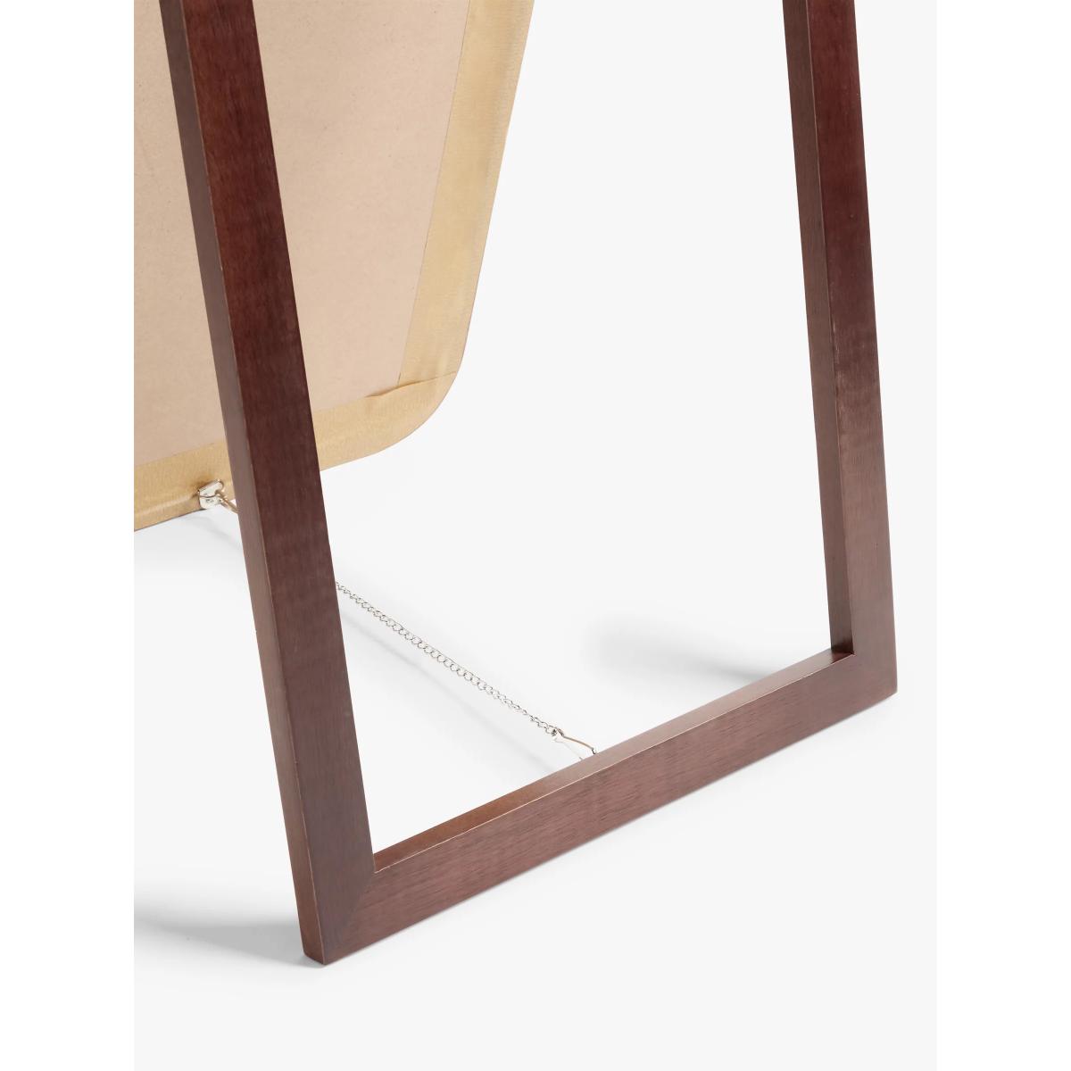 John Lewis Mid Century Freestanding Full-Length Wood Cheval Mirror, 165 x 45cm, Walnut – image 5