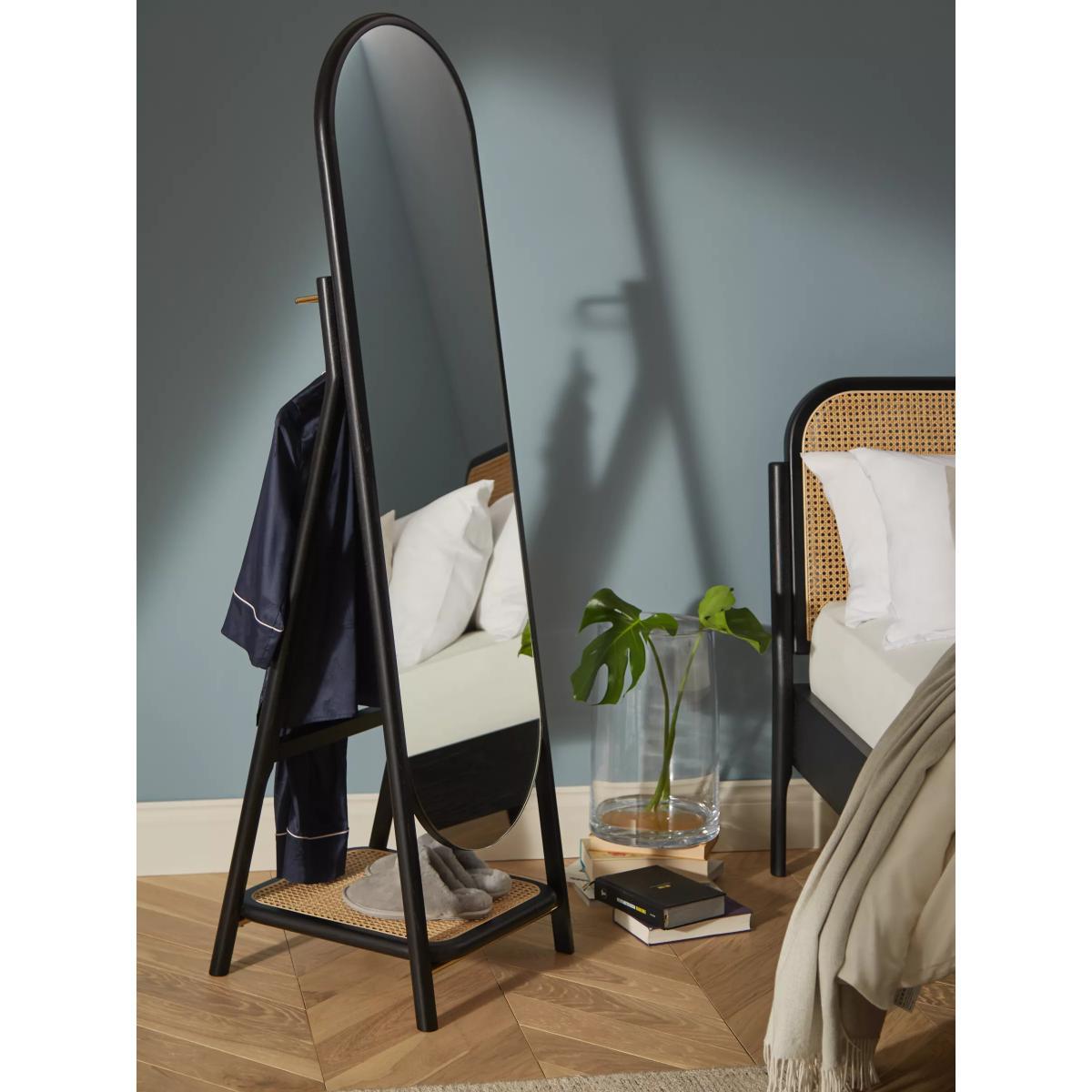 John Lewis & Partners Rattan Freestanding Mirror – image 2