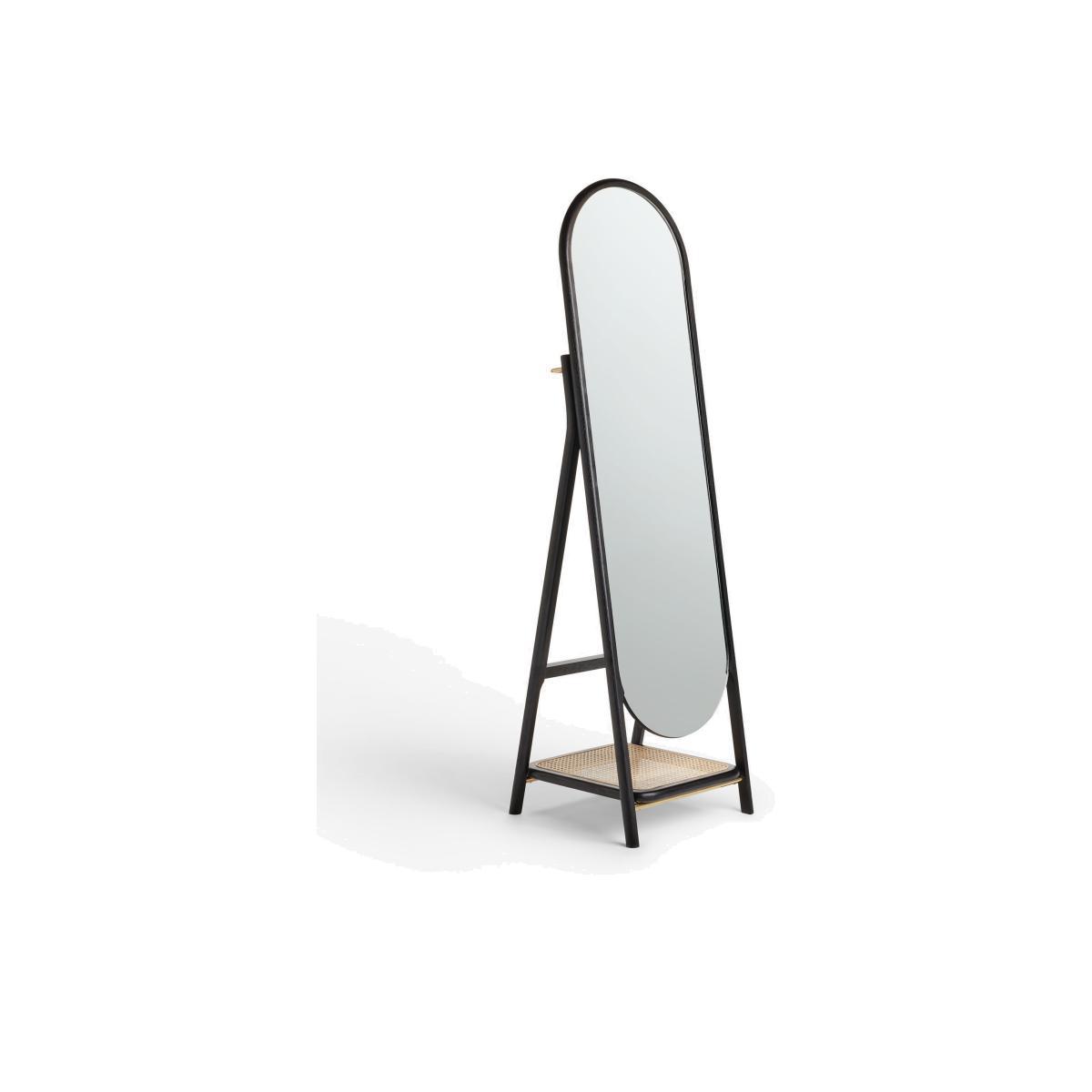 John Lewis & Partners Rattan Freestanding Mirror – image 1