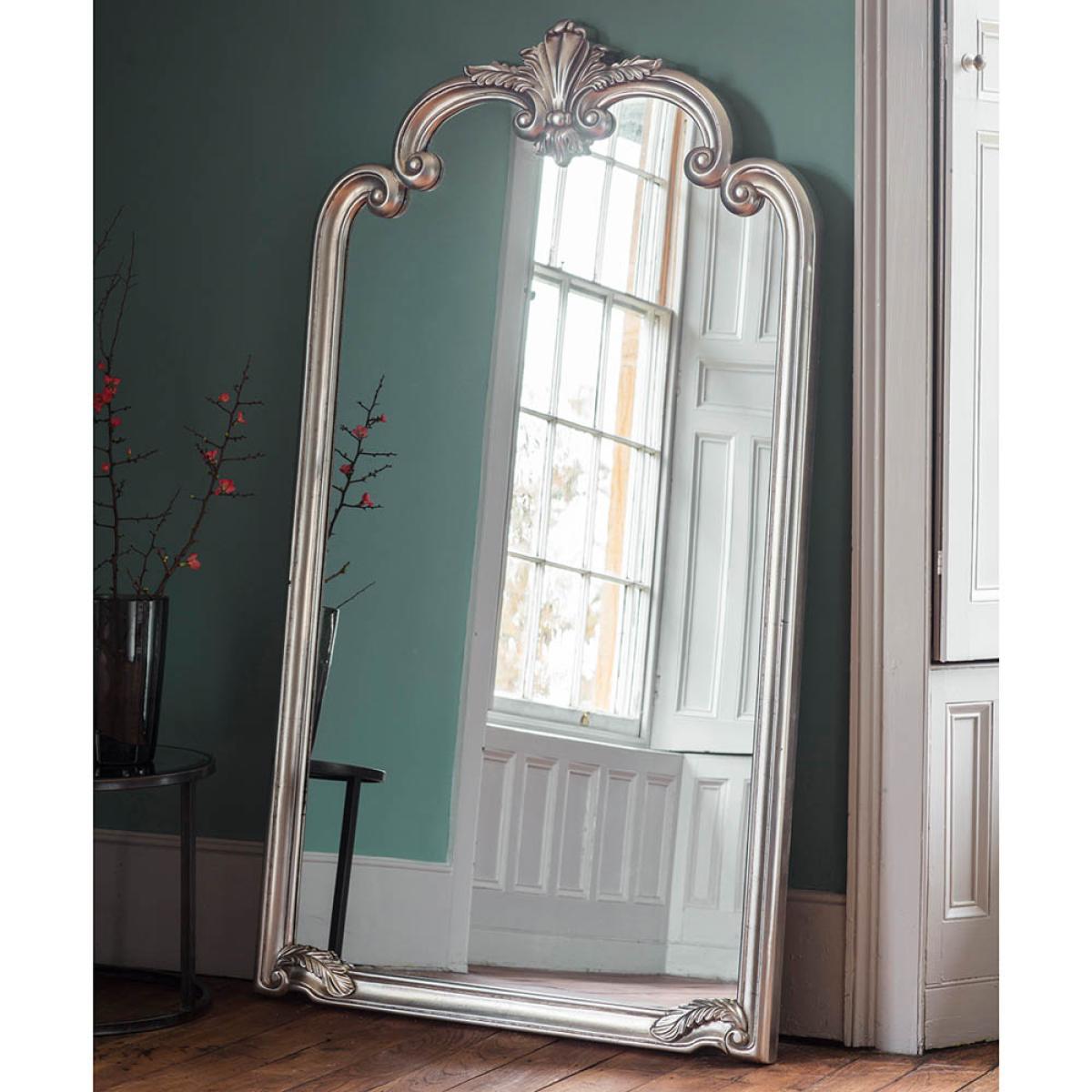 Hastings Extra Large Rectangle Leaner Mirror - Silver – image 2
