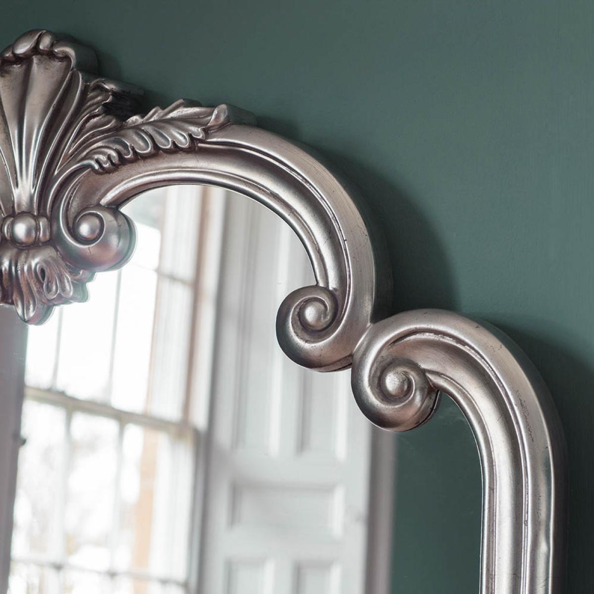 Hastings Extra Large Rectangle Leaner Mirror - Silver – image 3